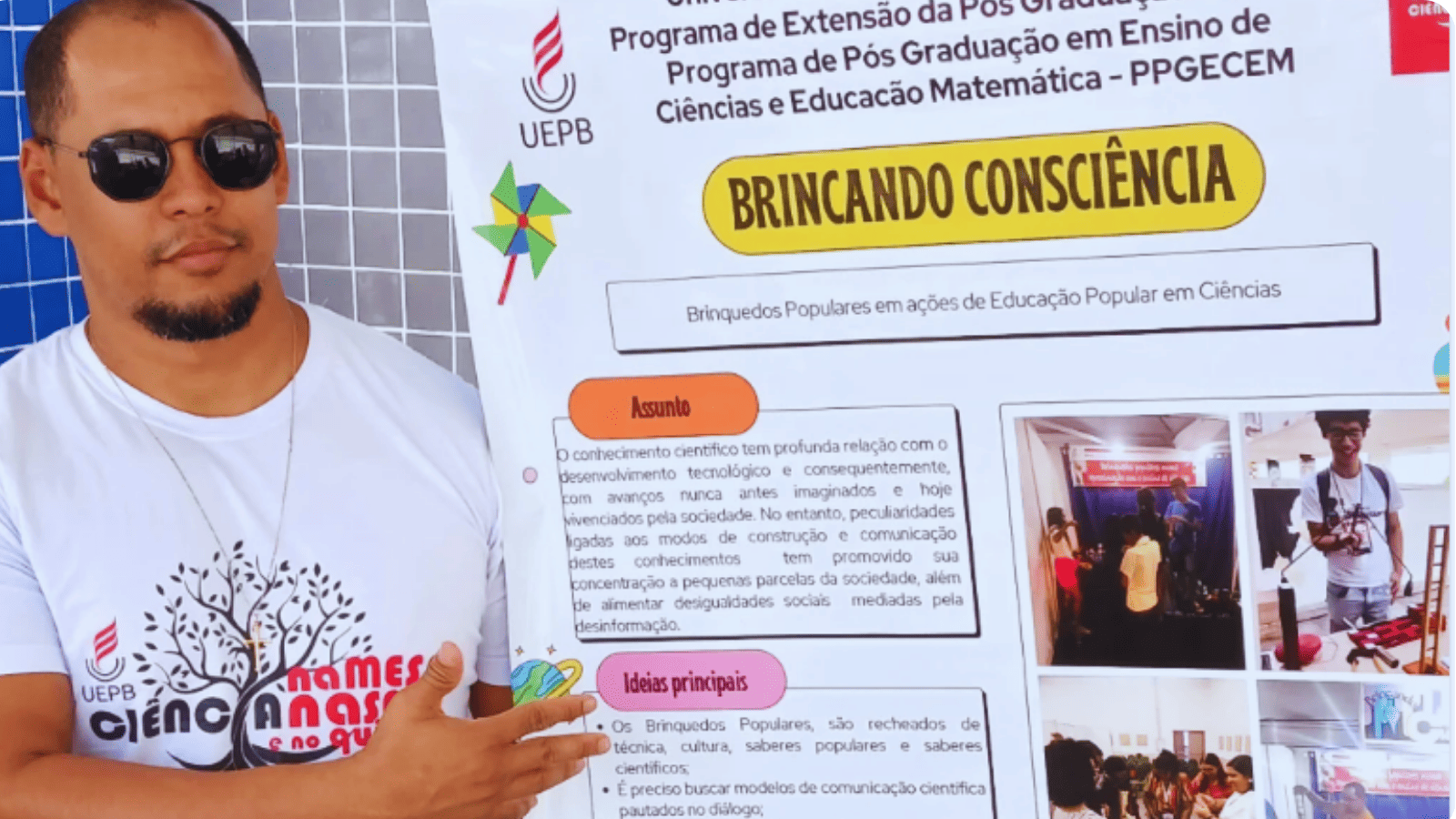 PERFIL |A Ciência que Brinca: A Jornada de Thiago Santos pela Educação Popular